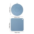 thumbnail image 3 of Aodebiao Silicone Drying Mat Heat Resistant Countertop Protector Non Slip Dish Drying Rack Pad for Kitchen Counter Bar Table Sink Protector Mats, 3 of 9