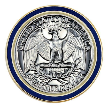 - Proof Washington Quarter (Reverse) Coin Lapel Pin