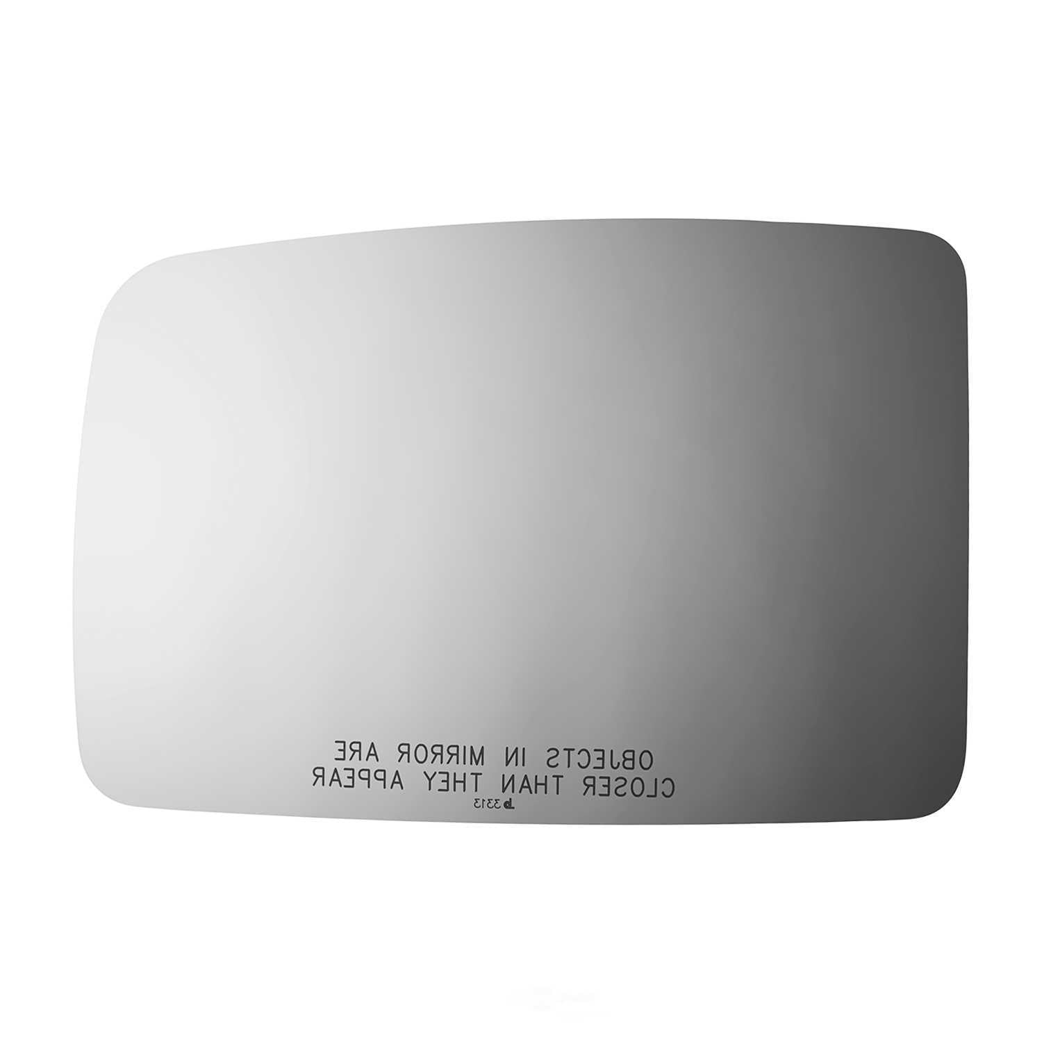 Burco Side View Mirror Replacement Glass - Clear Glass - 3313