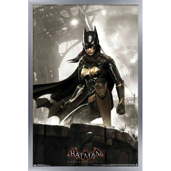 DC Comics Video Game - Arkham Knight - Batgirl Wall Poster, 22.375" x 34", Framed