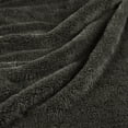 thumbnail image 4 of Superior Super Soft Plush Fleece Blanket 90" x 106", Bed & Couch Blankets, King, Charcoal, 4 of 10
