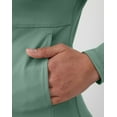 thumbnail image 6 of Hanes Moves Women's Studio Jacket Herbal Olive Green S, 6 of 7