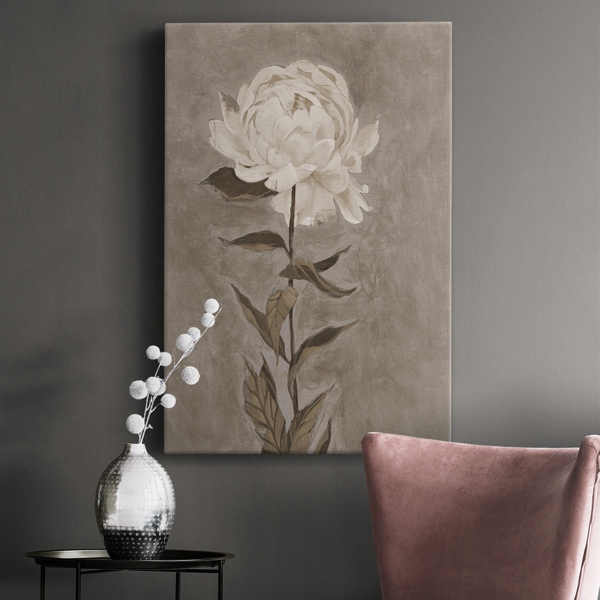 PRETTY AS A PEONY I Premium Gallery Wrapped Canvas - Ready to Hang