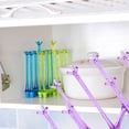 thumbnail image 3 of kurtrusly PP Water Cup Drying Rack Solid Color Foldable Anti-rust Telescopic Universal Home Kitchen Storage Holder Stand Base Purple, 3 of 6