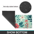 thumbnail image 6 of Pioneer Flower Floral Print Pattern Kitchen Rugs Sets Of 2,Anti Fatigue Kitchen Mat Rugs Non Slip Washable,Decorative Kitchen Floor Mats for Kitchen,Sink,Laundry,17"x30"+17"x47", 6 of 7