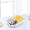 thumbnail image 7 of EARKITY Divided Serving Tray with Lid, Removable Divided Platter Snack Box, Snack Containers for Veggies, Snack, Fruit, Nuts, Candy, Cracker, Chip, 7 of 7
