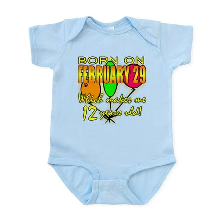 

CafePress - Leap Year Birthday 48 Yrs Infant Bodysuit - Baby Light Bodysuit Size Newborn - 24 Months