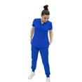 thumbnail image 3 of Fubu Women's V-Neck Scrub Top Medical Nursing Uniform, 3 of 5