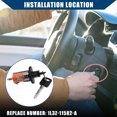 thumbnail image 2 of NO.1L3Z11582A / Encendido Interruptor Puerta Cerradura Cilindro para Ford / 1 Juego, 2 of 7