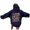 Navy, variant on NinXxx Women's Letter Print Hoodie Drawstring Pocket Pullover Everyday Black S