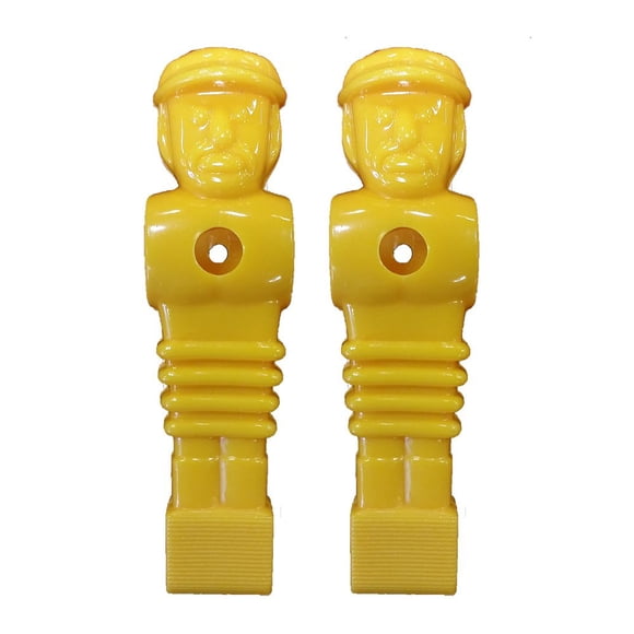 2 Yellow Imperial Replacement Foosball Men
