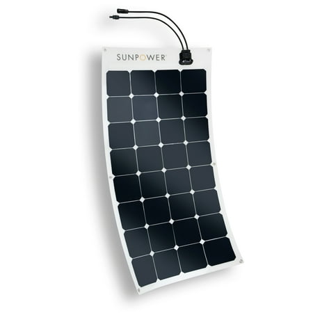 SunPower 100-Watt 12V 18V Flexible Monocrystalline Solar