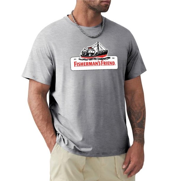 Camiseta de gran tamaño para hombre ropa kawaii de amigos de pescador Verano