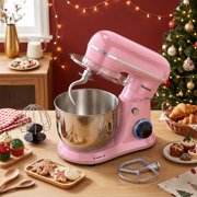 Honinst Stand Mixer, 4 QT 10+P Speeds with Tilt-Head Electric Mixer, 3-In-1 Kitchen Mixer with Dough Hook, Whisk, Beater, Bowl for Baking, Cake and Most Home Cooks