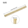 thumbnail image 2 of 8mm x 100mm Brass Round Rod, Metal Solid Shaft Rods Lathe Bar 4pcs, 2 of 5