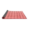 thumbnail image 2 of Ahgly Company Indoor Square Abstract Red Modern Area Rugs, 5' Square, 2 of 4