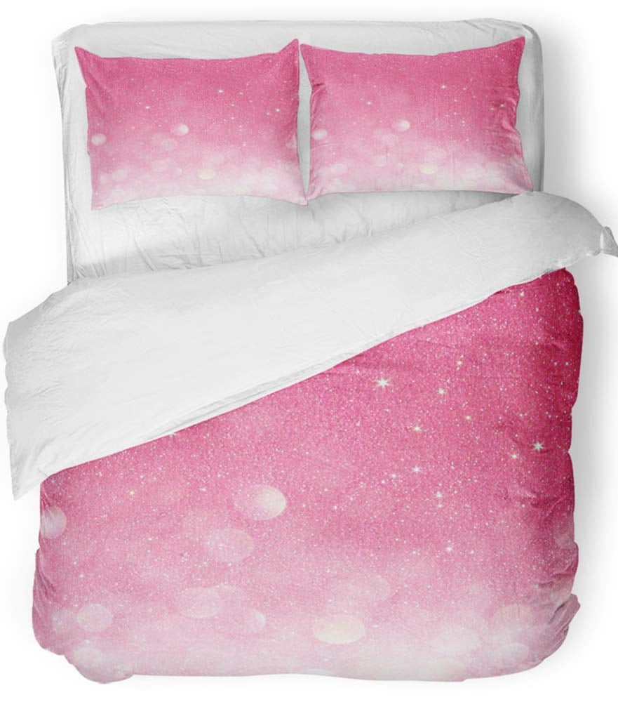 Crystal Shimmer Strass Pailletten Sparkle Duvet Quilt Cover Bedding Set 
