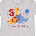thumbnail image 4 of Inktastic Safari 3rd Birthday Boys or Girls Toddler T-Shirt, 4 of 5