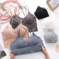 thumbnail image 4 of Women Cami Tanks Top Sexy Lace Bralette Sexy Top for Women Beauty Back Underwear Lingerie Cropped Camisole, 4 of 9