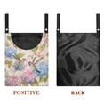 thumbnail image 7 of ZIATUBLE Hummingbird Floral Clothes Pins and Bag with Large Opening Clothespin Holder for Clothesline Machine Washable Hanging Pantry Organizer for Storage Bags Laundry Room, 7 of 7
