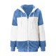 thumbnail image 5 of Sudadera con capucha y manga larga para mujer, informal, con cuello en V y cremallera, para exteriores y chaquetas, 5 of 5