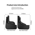thumbnail image 5 of Car Flaps For 2 Mudguards Guard Flap Splash Flaps Accessories, 5 of 5