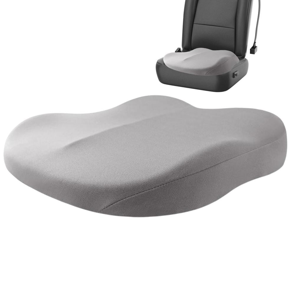 TISHIJIE Memory Foam Lumbar Support Pillow for Car - Mid/Lower Back Support  Cushion - for Car Seat, Office Chair, Recliner Etc.
