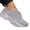 Grey 42, variant on Joernso 1 Pair Women Walking Shoes Anti-skid Rubber Soles Lace-up Platform Shoes Slip On Comfort Casual Flats Foam Insole Tennis Sneakers for Gym Running
