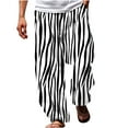 thumbnail image 1 of Birdeem Men Summer Casual Fashio 3D Printing Elastic Waist Straight Trousers, 1 of 1