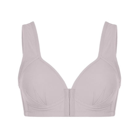 CLOISE Front Closure Sports Bras for Women Clearance  Minimizer Bras for Women Full Coverage  Red Bra  Gray