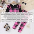 thumbnail image 3 of Cdudpw Little Girls Clothes Toddler Fall Winter Outfits Clothing Set Girls Clothes Long Sleeve Top Pants Sets ,Cute Fashion(Y212-Pink), 3 of 9