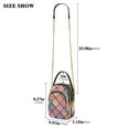 thumbnail image 2 of FORMRS Crossbody Bag for Women Quilted Travel Shoulder Cell Phone Purse with Chain Strap Handbag, Pink Shimmering Pattern, 2 of 7