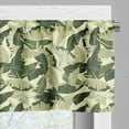 thumbnail image 3 of Ambesonne Banana Leaf Window Valance, Caribbean Vintage, 54" X 18", Pale Green Dark Green, 3 of 5