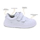 thumbnail image 2 of Tenis escolar Audaz para niño en piel blanco Raptor con doble tira de contacto, 2 of 7
