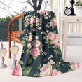 thumbnail image 2 of Pioneer Flower Floral Print Pattern Blanket,Comfortable Soft Lamb Wool Throw Blanket,All Season,Warm Lightweight Blankets for Sofa Bed Couch Living Room Chair,40"x50", 2 of 4