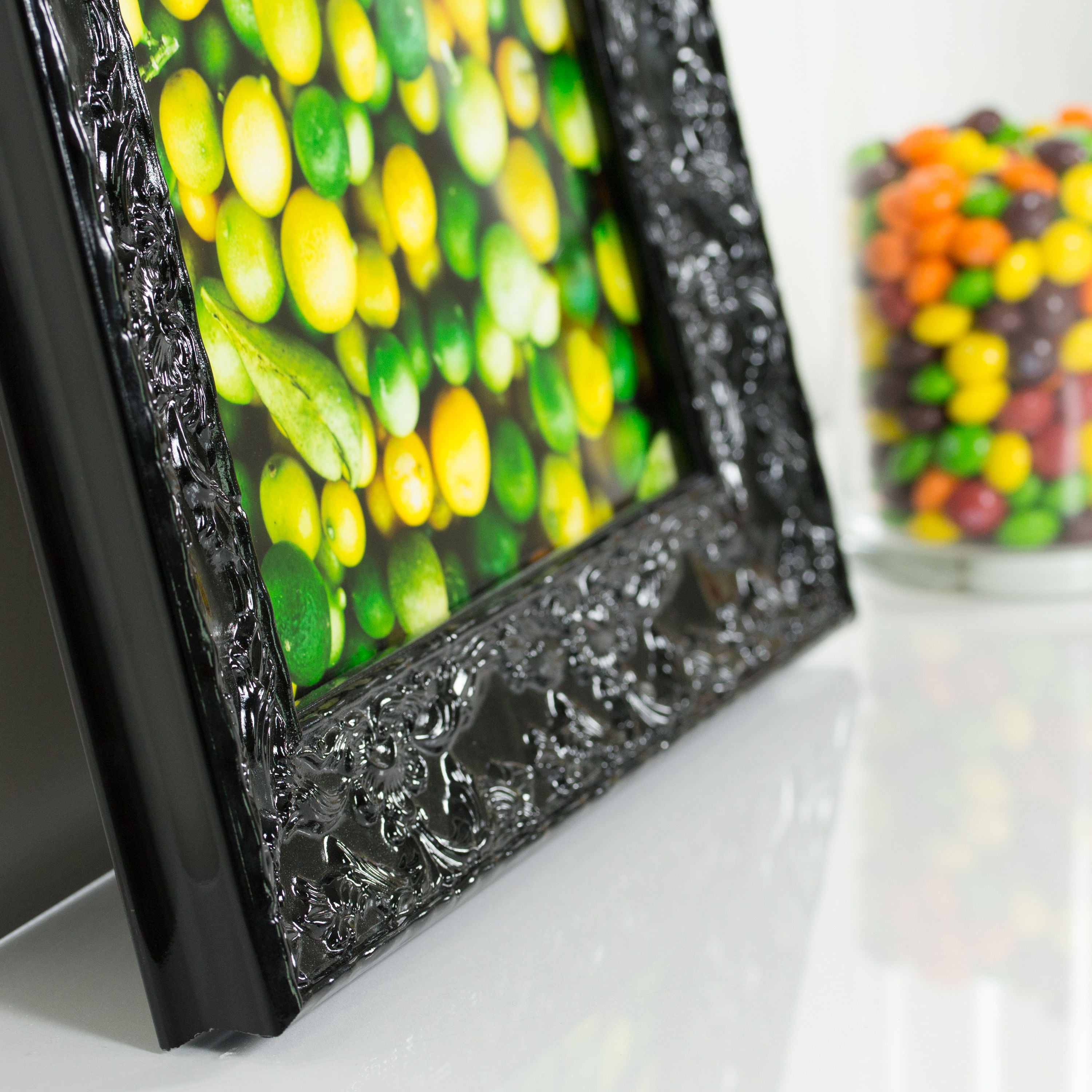 Craig Frames Renaissance, 18x24 inch Picture Frame, Ornate Obsidian Black