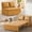 Yellow, variant on Puremind Pull Out Sofa Bed, Convertible Queen Sleeper Sofa with Mattress, Loveseat Pull Out Couch Bed with 2 Cushions for Small Place/Apartment/Office, Dark Gray