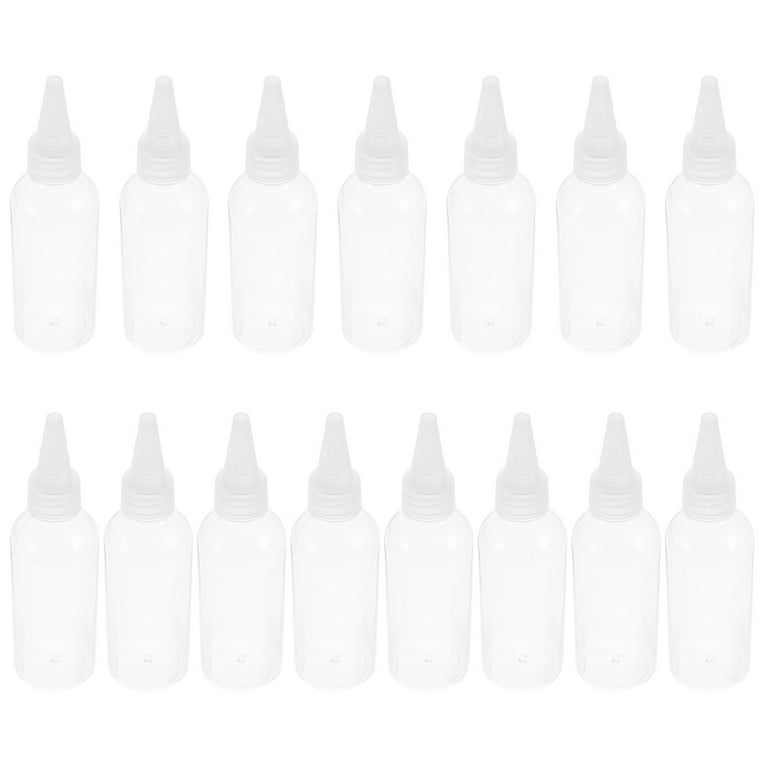 50pcs/lot 15ml Plastic Small Squeeze Bottles Clear Empty Squirt Bottles For  Paint Art Crafts - AliExpress