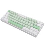 2.4G Clavier filaire sans fil 61 Keys Base de touches mécaniques blanc pour