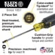 thumbnail image 2 of Juego de destornilladores Klein Tools 32378 con punta combinada #1 y #2, 2 of 6