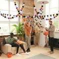 thumbnail image 5 of LYCAQL Wool Felt Ball Garland Colorful Garland 5.58 Ft Long 30 Ball Garland for Mardi Gras Thanksgiving Xmas Black History Month (Rainbow Colors), 5 of 5