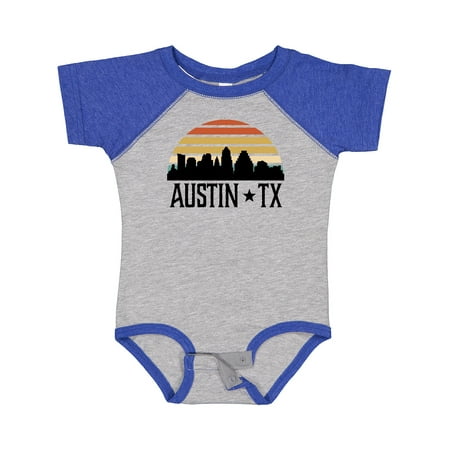 

Inktastic Austin Texas Skyline Vintage Gift Baby Boy or Baby Girl Bodysuit