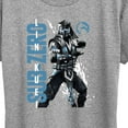 thumbnail image 3 of Mortal Kombat - Sub Zero Lin Kuei - Women's Short Sleeve Graphic T-Shirt, 3 of 5