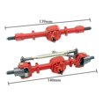 thumbnail image 4 of Actualice El Conjunto Del Eje Delantero Y Trasero CNC para D90 D91 D99s MN90 MN96 1/12 Scale RC Crawler Pickup Camioneta Accesorio Titanio rojo CUTICAT  eje trasero delantero del coche rc, 4 of 5