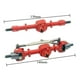 thumbnail image 4 of Conjunto de eje delantero y trasero CNC mejorado para D90, D99S, MN90, MN96 y MN99, escala 1:12, RC Titanio rojo, 4 of 5