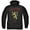 Black, variant on Game of Thrones House Lannister Sigil Unisex Adult Pull-Over Hoodie,Charcoal, Medium