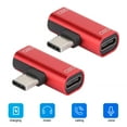 thumbnail image 4 of USB Adapter, Foldability 2 In 1 Converter Splitter Aluminum Case Material  For Charging For Calling For Remote Silver,Black,Gold,Red,Pink, 4 of 8