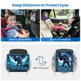 thumbnail image 2 of NUSICAN Car Headrest Mount Holder, Universal Back Seat Headrest Tablet Holder, Silicone Holder for Kids Tablet Stand, Anti Slip & Angle-Adjustable Holder Fits for 7-12.9'' Tablets iPad Pro Air, 2 of 11