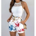 thumbnail image 2 of Conjunto de chaleco ajustado de verano para mujer TOVPAO azul marino, 2 of 6
