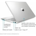 thumbnail image 2 of HP 15-inch FHD Laptop, 10th Gen Intel Core i5-1035G1, 8 GB RAM, 256 GB Solid-State Drive, Windows 10 Home (15-dy1036nr, Natural Silver) Notebook PC Computer, 2 of 2